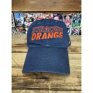 Syracuse Orange Hat Mens Strapback Cap Blue Orange NCAA Nike Heritage 86 Dri Fit